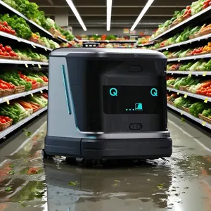 Self-Driven Sweeping Mopping Cleaning Carts Auto-Driver Smart APP Industrial Commercial Robot Vacuum Cleaner