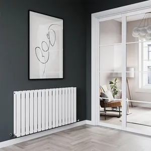 Horizontal Flat Tube Central Heating Radiator Residential Use