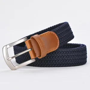 Deep Blue Woven Belt for Man and Women