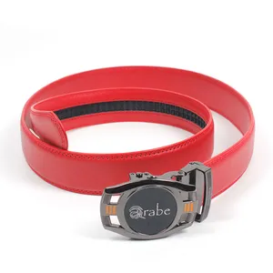 Men Belt Top Quality Split Leather Men's Belt PU Strap for Male Automatic Buckle Belts for Men Aalloy Buckle Belt Fashion Accessories