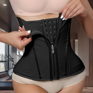 Custom Logo Compression Belly Wrap Pregnancy Latex Colombian Coset Waist Trainer Body Shaper Girdle Waist Trimmer Slimming Belt