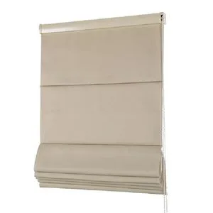Viskon Manual and Motorized Window Shade Waterproof Elegant Roman Blinds Roman Shades