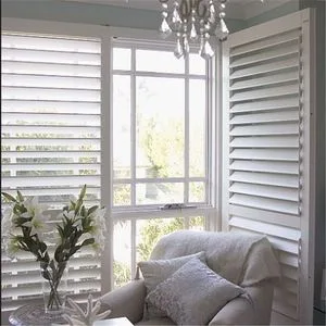 Best Price Basswood Shutters Planting Door Fire Shutters