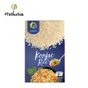 Gluten-Free High-Fiber Zero-Fat Keto Halal Dry Shirataki Konjac Rice Shirataki Rice