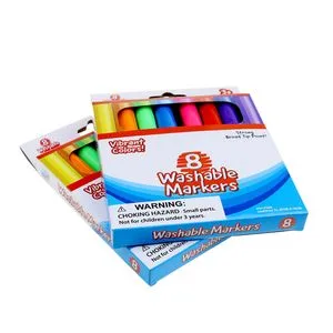 New Arrival Washable Watercolor Pen 8 Colors Marker Pen Set