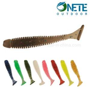 Yjdw-007 Мягкие силиконовые приманки T Tail 5.0cm 0.7g Карп Бас Щука Джиг Морские приманки Рыбалка Сваймбейт Воблер Снасти Песка