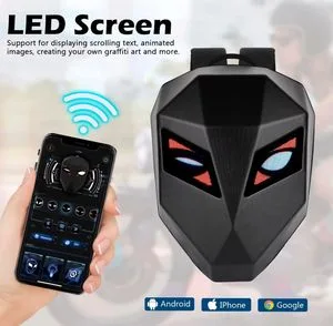Motorcycle Riding Backpack LED Advertising Fashionable Delivery Backpack