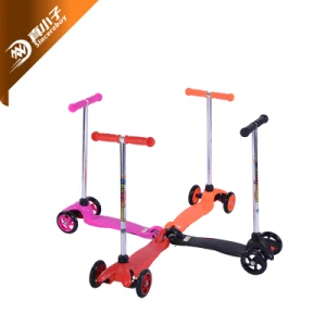 3 PU Wheel Kids Tri Mini Kick Stunt Scooter for Children