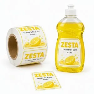 Vinyl Synthetic Paper Lmt Cartons Shopify Thermal Label Perfume Sticker