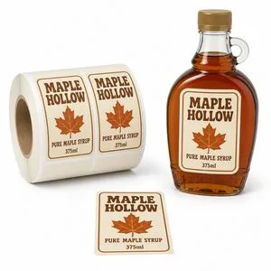 Waterproof Beer / Coffee Juice Other Beverage Tea Label Printing 3D Hologram