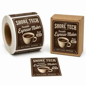Opaque Pet Cartons Custom Self-Adhesive Paper Biologic Dupi Peptides Label with High Quality Customization