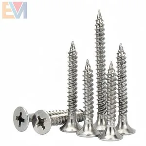 Stainless Steel Carbon Cross Flat Head Self Tapping Small Thread Phillips Screw