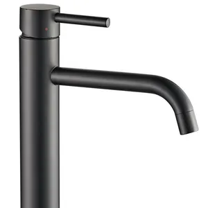 Innada Yinada Brass Body Zinc Handle Basin Mixer Tap Bathroom Sink Basin Faucet Mixer Fixture Plumbing Na009-MB