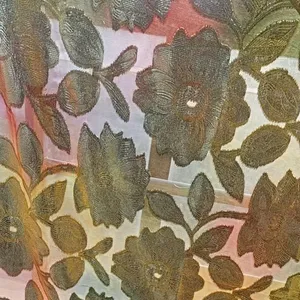 Silk Lurex Brocade Fabric 11 Momme Metallic Jacquard for Luxury Fashion