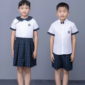 High Quality Wholesale Stretchable School Uniform for Elementary School