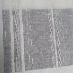 Linen and Polyester Produced by Big Rapier Loom Made Curtain Fabric
