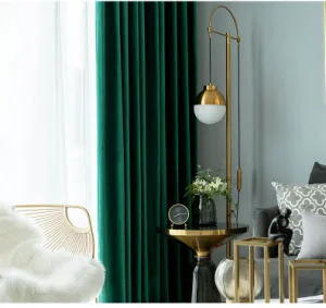 Modern Stylish Solid Luxury Window Curtains Fabric for Bedroom, Factory Direct Sale High Quality Blackout Curtains
