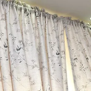 Digital Print Sheer Fabric Designed Pattern Curtain