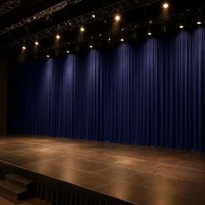 Premium Flame Retardant Sound Absorbing Stage Curtains for Events