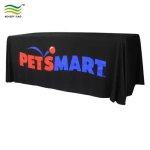 Customized Rectangular Tablecloth Table Cover for Trade Show or Events