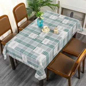 Wholesale Customized Dining Table Plastic Cover High Temperature Resistant PVC Catering Kitchen Tablecloth