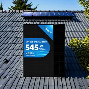 All Black Solar Panels 530W-550W for Maximum Efficiency