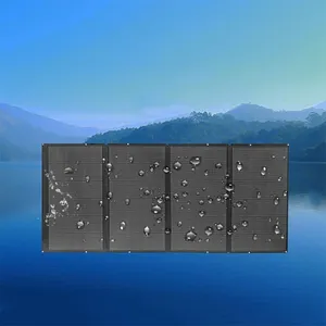 OEM Acceptable Portable 40W Mini Solar Power Generator Folding Solar Panel Battery Charger for Power Supply