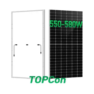 Topcon N-Type High Efficiency PV Module 550W 560W 580W 590W 600W Mono Solar Panel for Home System