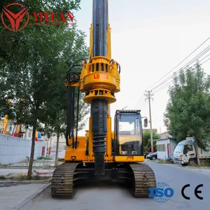Heavy-Duty Hydraulic Soil Drilling Rig Machine Factory Direct Earth Drilling Machine 50m Drill Depth Drilling Rig for Pile Construction Drill Tool