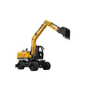 Heavy Equipment Full Hydraulic Powerful Wheel Excavator Construction Machine