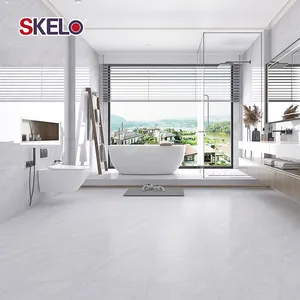 Factory Direct Sales Home Decoration Building Material 400X800mm Skelo Slip-Resistant Glazed Glossy Ceramic Marble Porcelain Floor & Wall Tile for Bathroom
