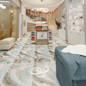 600X1200mm Full Polished Porcelain Tile Marble Stone Look Glazed Golden Sand Marble Tile and Silver Sand Mable Tile for Flooring