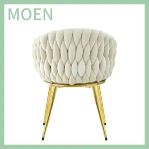 Modern Simple Office Reception Negotiation Chair European Style Velvet Leisure Chair