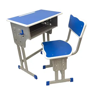 Mx-0034 Double Column Desk and Chair