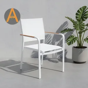 Durable Stacking Modern Home Furniture Dining Weatherproof Guaranteed Garden Outdoor Event Chair for Hotel Backyard