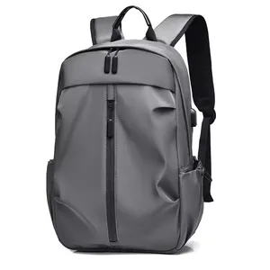Custom Fashion Nylon Waterproof Casual Sports Backpack Lightweight Large Capacity USB Laptop Features Outdoor Travel Bag