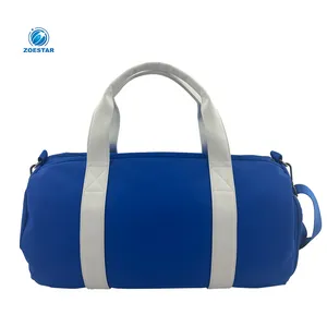 Europe Casual Fashion Fitness Shoulder Bag with Shoes Compartment PU Leather Travel