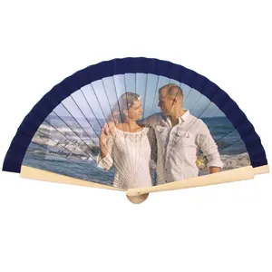 Wholesale Customized Logo Printed Italy Souvenir Chinese Style Wedding Favors Hand Fan