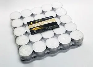 White Tealight Candle Long Burning Tealight Quality Tea Light Tower of Heaven