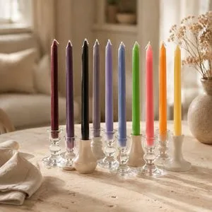 Premium Taper Stick Candle for Wedding Table Decoration