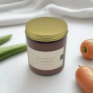 Handmade Thickened Glass Jar Candle Aroma Soybean Wax Scented Modern Home Decoration