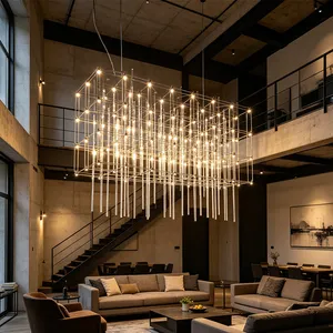 Custom Hotel Modern Decoration LED Chandelier