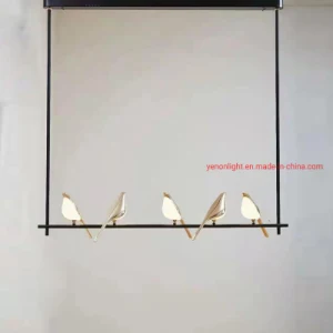 LED Magnetic Suspension Lighting Modern Bird Touch Chandelier