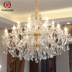 Luxury Modern K9 Crystal Chandelier Indoor Living Room Pendant Lighting for Hotel Wedding Bedroom Pendant Lights Chandeliers