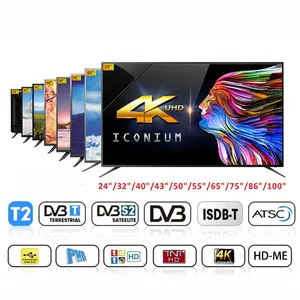 High Precision Modern Design Efficient Borderless Smart Television for Family Room