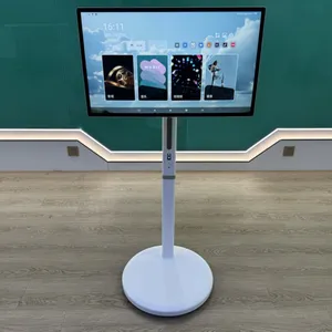 HD 32 Inches Wireless Smart Touchscreen Mobile LCD Television for Kitchen Use