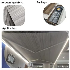 Waterproof and Antil-UV RV Sunshade Awning for RV Caravan Camping