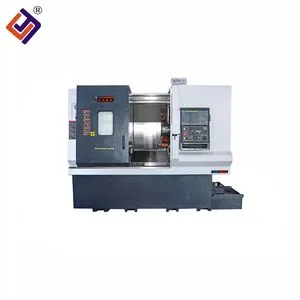Yuansee 30° Slant Bed CNC Turning Horizontal Lathe with Single Power Turret