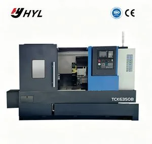 Tck6350b CNC Lathe Machine Powered Turret High Efficiency Metal Turning Center Precision CNC Machining Machine
