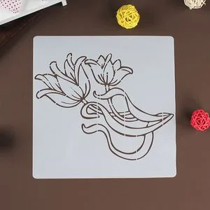 Environmental Protection Pet Material DIY Decorative Stencil Template